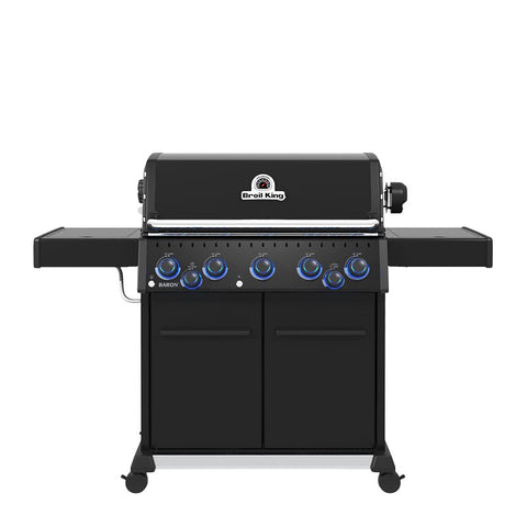 Broil King Baron 590 Pro Series 675144 Gas Grill, 45,000 Btu, Liquid Propane, 5-Burner, Smoker Included: No, Black