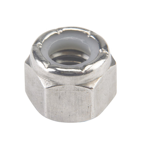Hillman 3/8 Stainless Steel SAE Nylon Lock Nut 50 pk