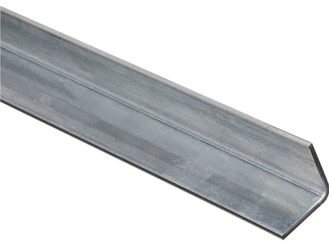 National Hardware 4010BC Series N179-978 Angle Stock, 1-1/4 in L Leg, 72 in L, 0.12 in Thick, Steel, Galvanized