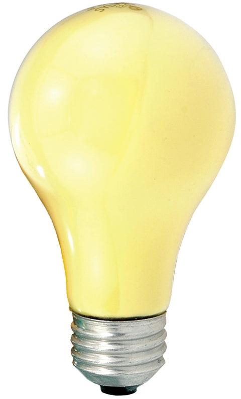 Sylvania 10390 Incandescent Bulb, 60 W, A19 Lamp, Medium E26 Lamp Base, 1000 Lumens, 2850 K Color Temp, Pack of 12