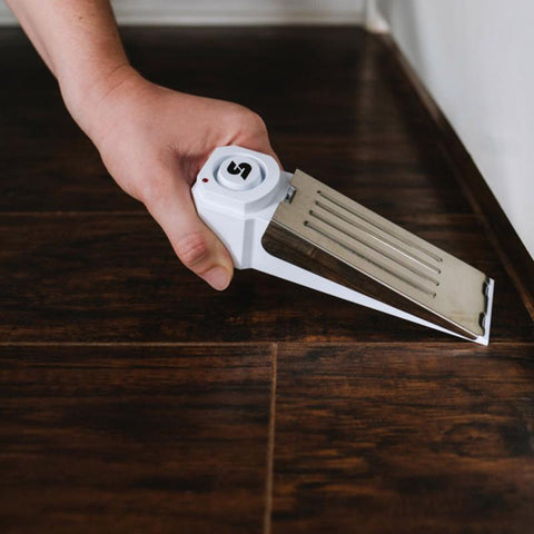 Sabre White Plastic Door Stop Alarm