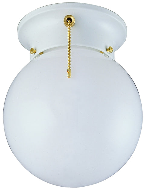 Boston Harbor F3WH01-33753L Ceiling Light Fixture, 0.5 A, 120 V, 60 W, 1-Lamp, A19 or CFL Lamp, Metal Fixture