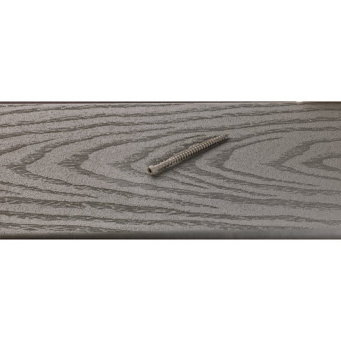 Starborn Cap-Tor No. 10 X 2-3/4 in. L Gray Star Undercut Head Composite Deck Screws 100 pk