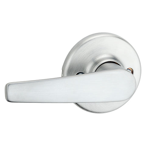 Kwikset 200DL 26D 6AL Passage Lever, Satin Chrome, Zinc, Residential, Re-Key Technology: SmartKey, Reversible Hand