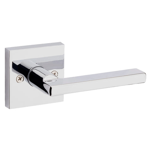 Kwikset Signature Series 154HFL SQT 26 Passage Lever, Non-Locking Lock, Polished Chrome, Lever Handle, Zinc, Residential