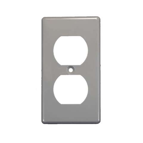 Cantex EZ Box Rectangle Thermoplastic 1 gang 4.29 in. H X 2.36 in. W Duplex Box Cover