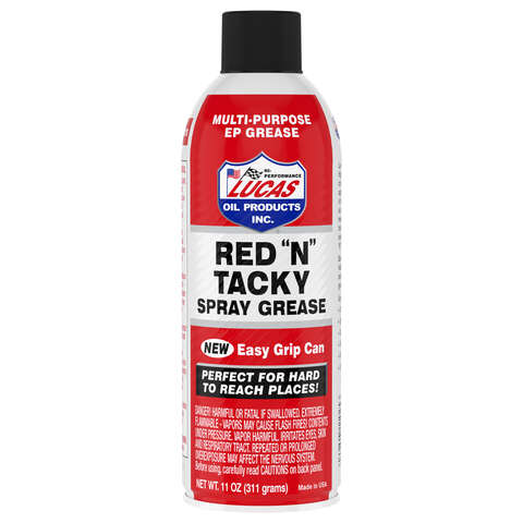 Lucas Oil Products Red ″N″ Tacky Multi-Purpose Grease 11 oz, Pack of 12, Pack of 12