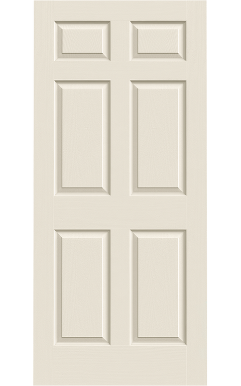 36 in. x 80 in. 6 Panel Exterior Door Fir