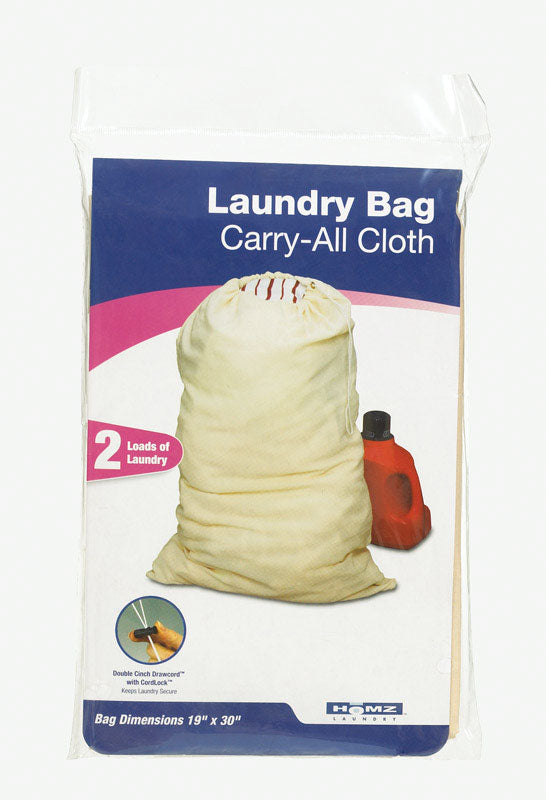 Homz Carry All Bag 19 in. x 30 in. Cotton and Poly Bagged – Shell ...