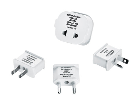 Travel Smart White Type A, Type B, Type C, Type E, Type F, Type G, Type I For Worldwide Internati