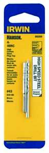 Irwin BM8129 Fractional Tap, 5/16-24 Thread, Plug Tap Thread, 4-Flute, HCS