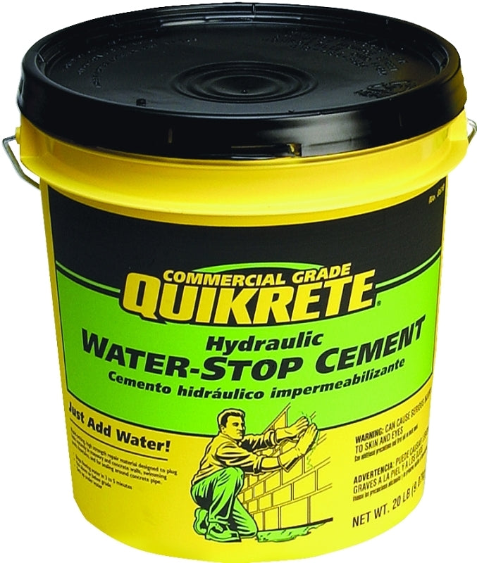 Quikrete 1126-20 Hydraulic Cement, Gray, Solid, 20 lb Pail – Shell ...
