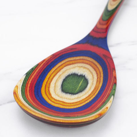 Totally Bamboo Baltique Multicolored Birch Wood Mixing Spoon