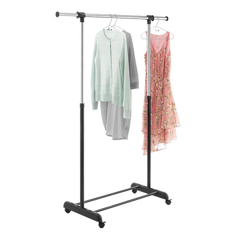Whitmor 64.5 in. H X 17.3 in. W X 47.62 in. L Metal Garment Rack