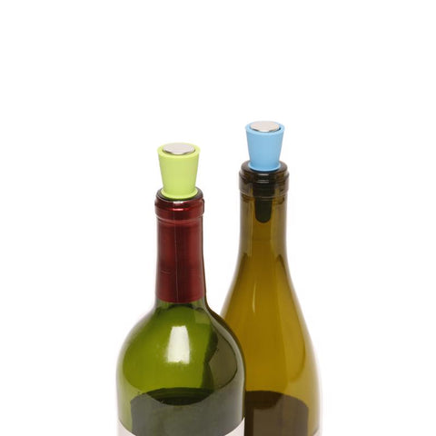 BarY3 Assorted Plastic/Silicone Wine Stopper