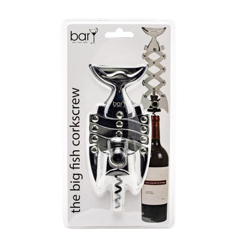 BarY3 Silver Stainless Steel Corkscrew
