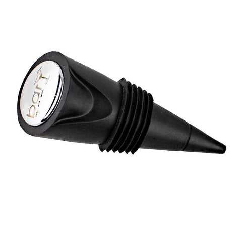 BarY3 Black Stainless Steel/Silicone Wine Stopper