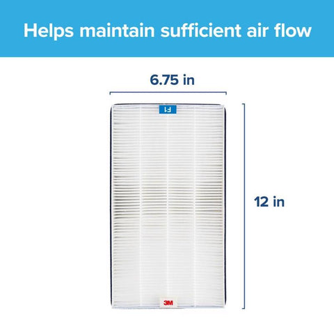 Filtrete 3M 12 in. H X 6.75 in. W Rectangular HEPA Air Purifier Filter 1 pk