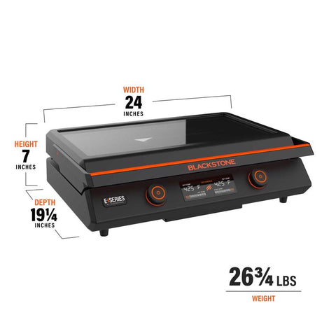 Blackstone E-Series Ceramic/Metal Griddle 22 L X 9.29 in. W