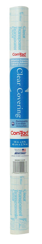 Contact Clear Covering 9 ft. L x 18 in. W Clear Self Adhesive Liner