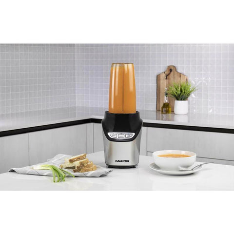 Kalorik Black/Silver Plastic Nutrition Blender Set 34 oz 3 speed