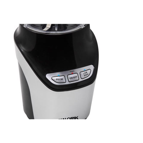 Kalorik Black/Silver Plastic Nutrition Blender Set 34 oz 3 speed