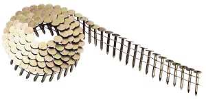 ProFIT 0611070 Coil Roofing Nail, 1-1/4 in L, Round Head, 0.12 ga Gauge, Steel