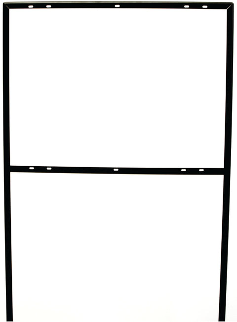 Hy-Ko FRAME-2 Sign Frame, Rectangle, Metal, Black