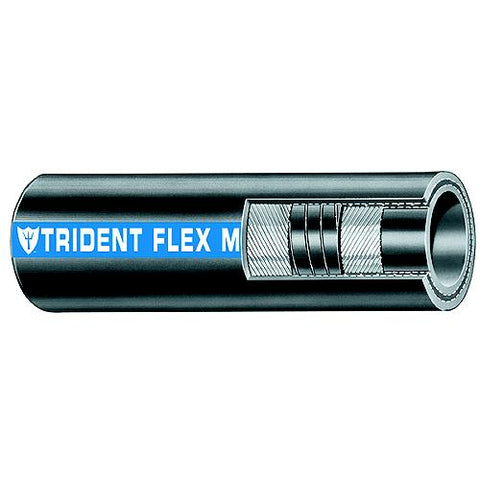 Trident Flex Water Hose w/Wire, 3/4″ x 50'
