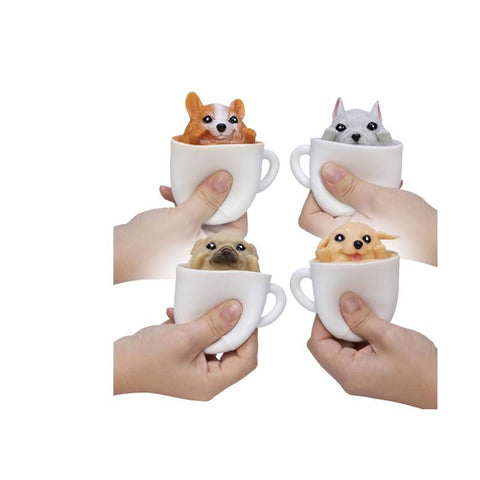 Schylling Pup in a Cup Fidget Toy Assorted, Pack of 12