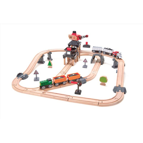 Hape Mining Loader Set Assorted 64 pc