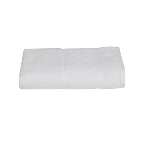 Sttelli Radiance White Cotton Bath Towel 1 pc, Pack of 6