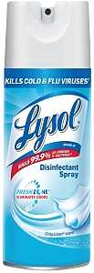 Lysol 1920074186 Disinfectant Cleaner, 12 oz, Liquid, Crisp Linen, Clear