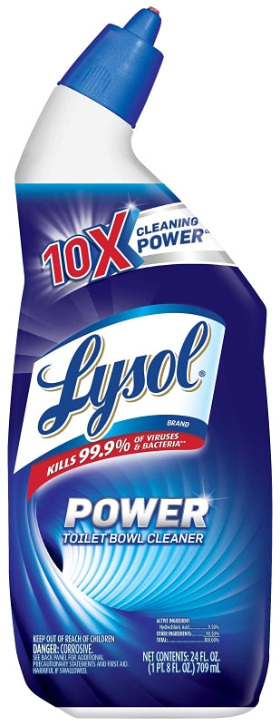 Lysol 1920002522 Toilet Bowl Cleaner, 24 oz Bottle, Wintergreen, Liquid