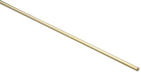 National Hardware N215-244 Rod, 1/4 in Dia, 36 in L, Brass