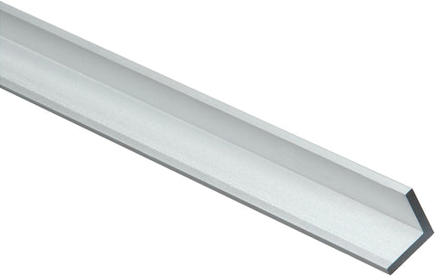 National Hardware 4204BC Series N247-395 Angle Stock, 3/4 in L Leg, 72 in L, 1/8 in Thick, Aluminum, Mill