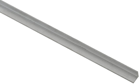 National Hardware 4203BC Series N247-270 Angle Stock, 1/2 in L Leg, 72 in L, 1/16 in Thick, Aluminum, Mill