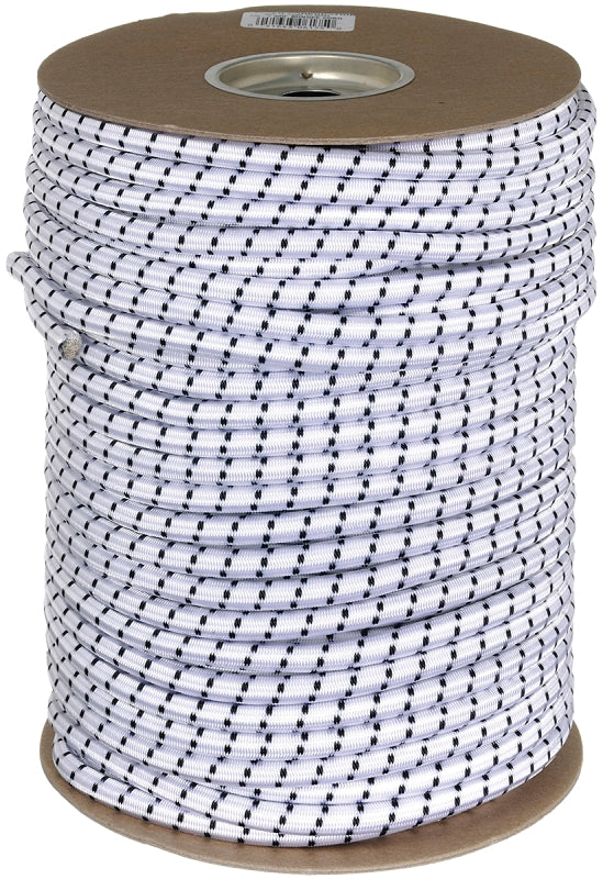 Keeper 06175 Bungee Cord, 3/8 in Dia, 300 ft L, Rubber, Black