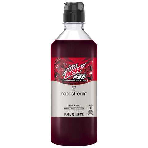 SodaStream Mountain Dew Code Red Cherry Soda Mix 440 ml 1 pk