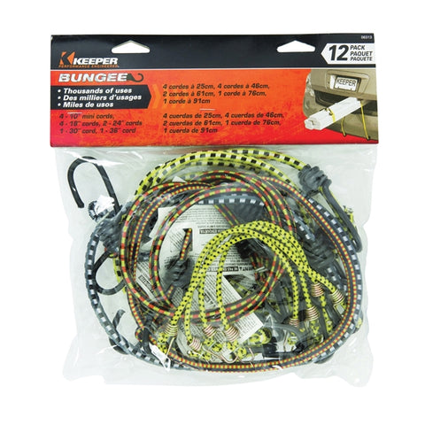 Hampton 06313 Premium Assorted Bungee Cord Set