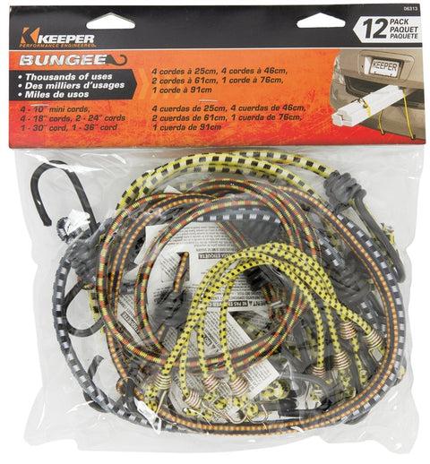 Hampton 06313 Premium Assorted Bungee Cord Set