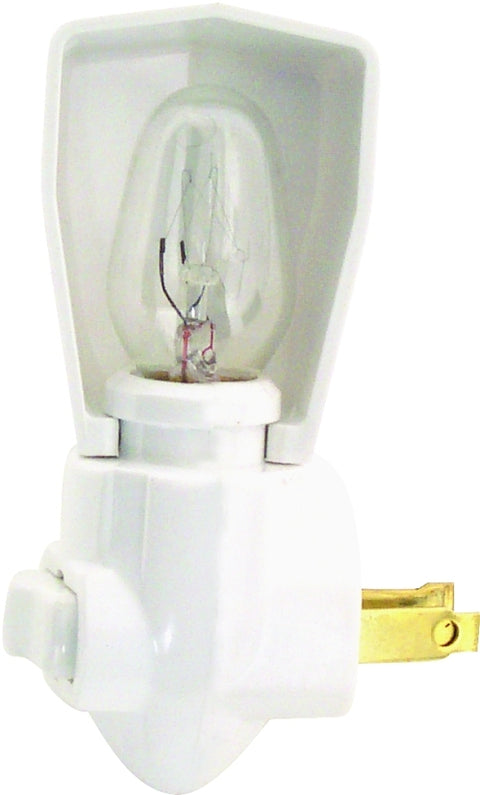 Eaton Wiring Devices BP850W Night Light, 14.79 in W x 19.14 in D x 14.25 in H Dimensions, 15 A, 125 V, 4 W, White