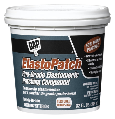 DAP 12288 Flexible Patching Compound, Latex, Oil Base, Off-White, 1 qt Tub