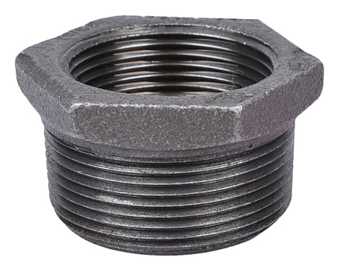 ProSource B241 40X32 Pipe Bushing, 1-1/2 x 1-1/4 in, MIP x FIP, Malleable Iron, SCH 40 Schedule, 300 psi Pressure