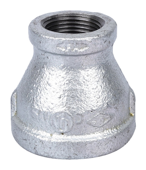 ProSource 24-11/4X3/4G Reducing Pipe Coupling, 1-1/4 x 3/4 in, Threaded, Steel, 40 Schedule, 300 psi Pressure