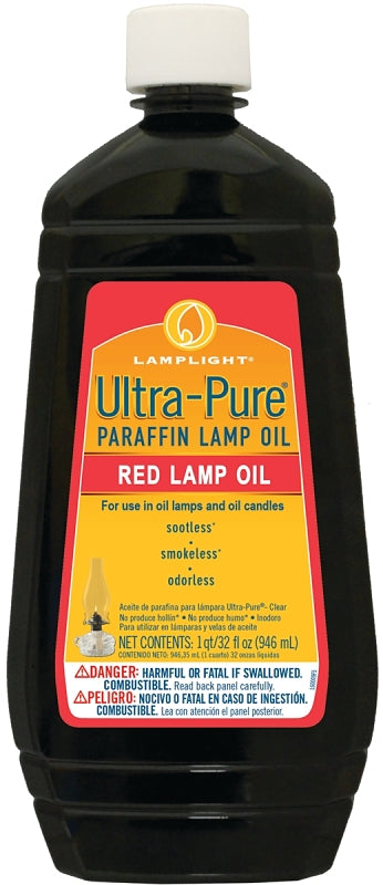 Lamplight 60012 Lamp Oil, Odorless, Sootless, Smokeless, Specifications: 32 oz Capacity
