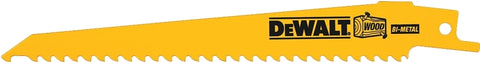 DEWALT DW4802B Reciprocating Saw Blade, 6 in L, 6 TPI, Pack of 100