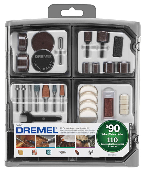 Dremel 709-02 Rotary Tool Accessory Kit, Includes: (12) 409 15/16 in Thin-Cut Cut-Off Wheel