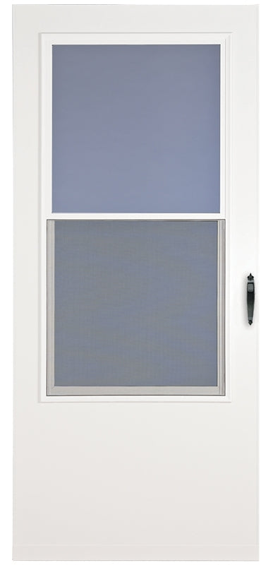 Larson 029832U Single-Vent Storm Door, 36 in W, 81 in H, White