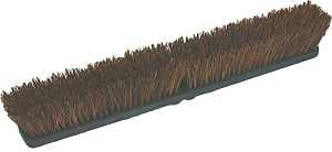 Birdwell 2024-12 Broom Head, Threaded, 3 in L Trim, Synthetic Blend Fiber Bristle, Black